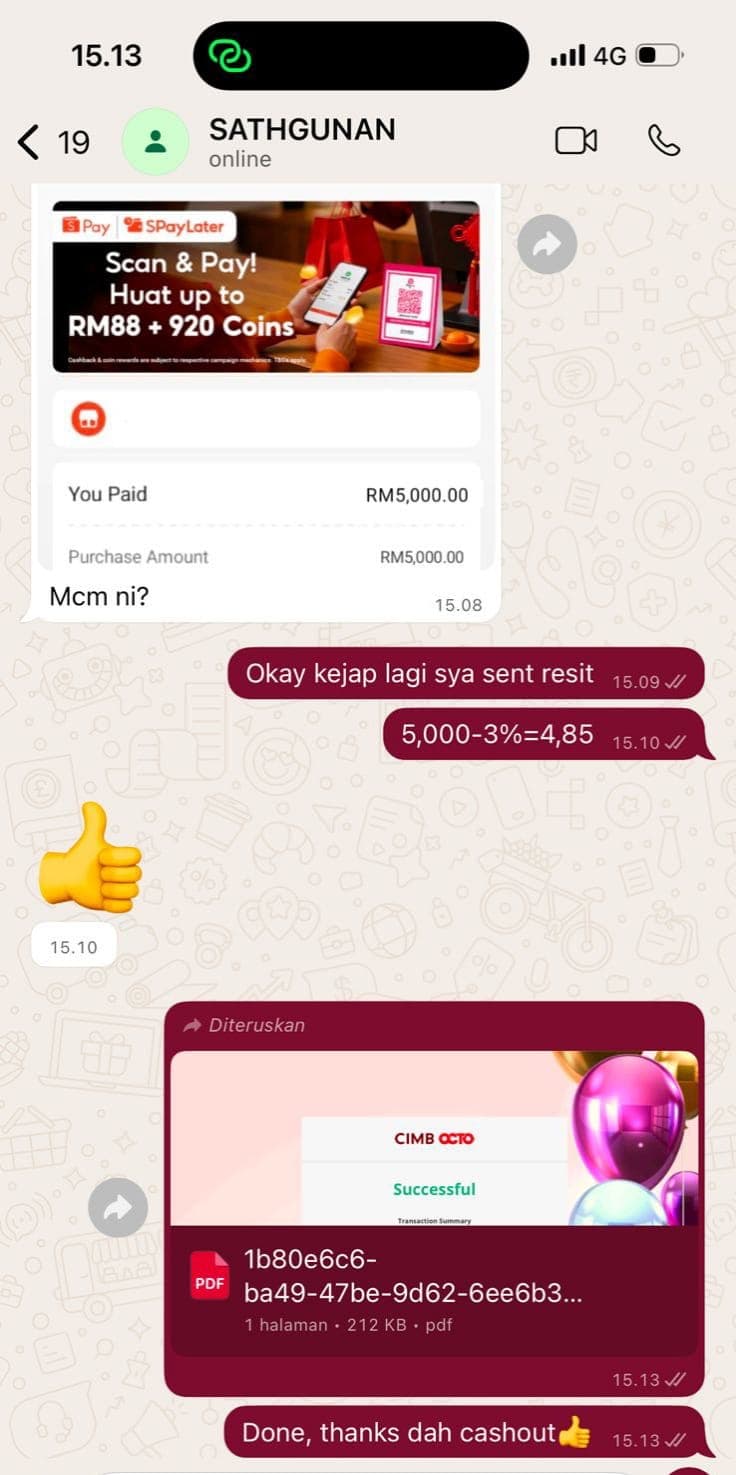 Testimoni transaksi 5